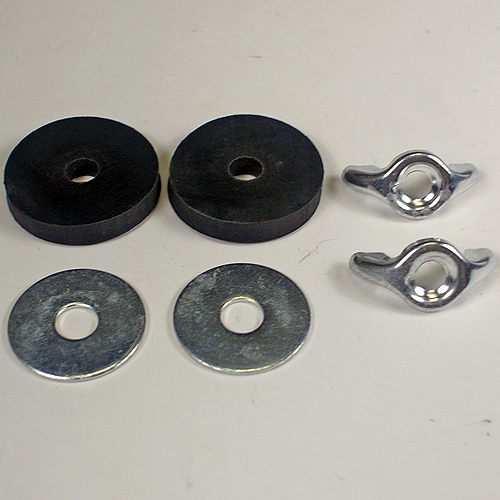 Wingnut & Washer Kit - 2 Bolt - 1 Per car