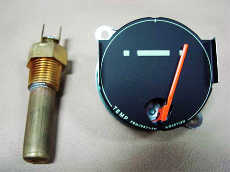 Temp Sender & Gage - 1955 - 6v - 1 Per car