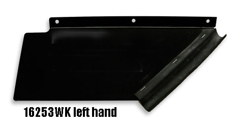 Splash Panel with Rubber Seal Installed -  LH - 1 Per car