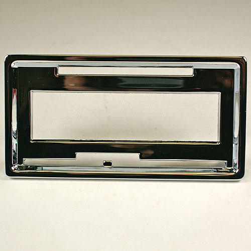 Faceplate - Heater Control - Chrome - 1 Per car