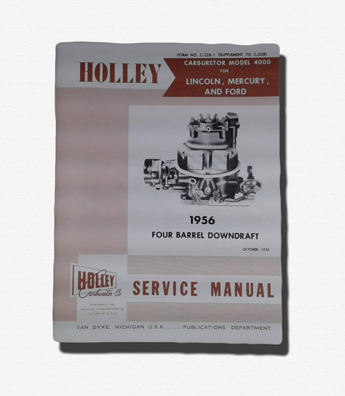 Carburetor Service Supplement - 56