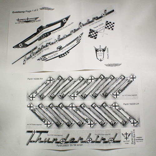 Template - T-Bird Emblems