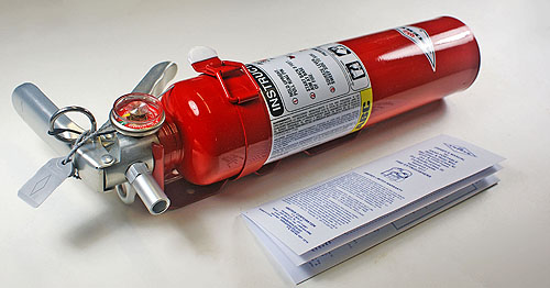 Fire Extinguisher - 2 1/2 # Dry. - 1 Per car