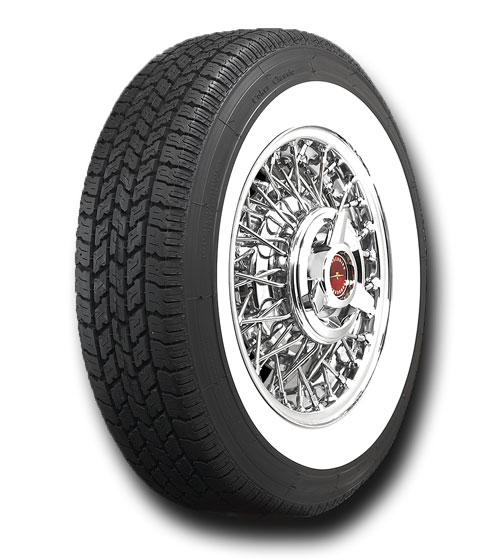 Radial Tire - P205/75R14 - 2 3/8 White - Order 5 Per car