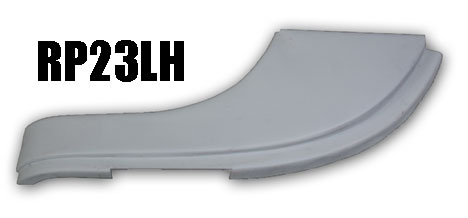 Rear Body Pan End - LH 1956 - 1 Per car