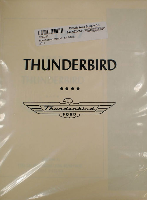 Specification Manual - 57 T-Bird