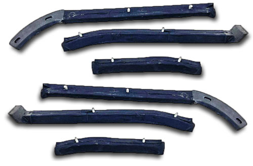 Weatherstrip Set - Soft Top - Side - RH & LH 6 pieces - 1 set Per car