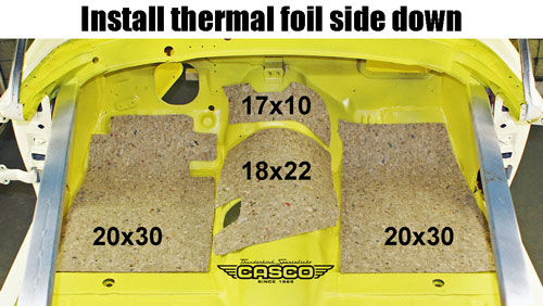 Thermopad - Thermal Pad for Carpet - 1 Per car