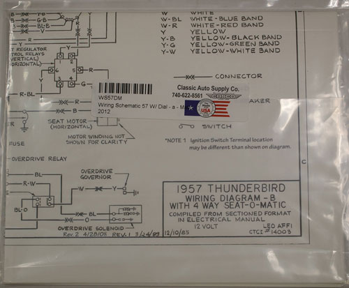 Wiring Schematic - 57 - With Dial - a - Matic